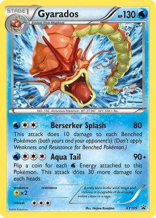 Gyarados XY109  - Holofoil XY Promos