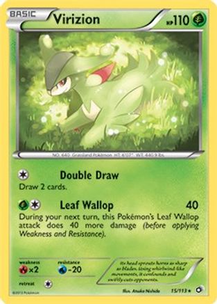 Virizion 015/113  Deck Exclusives