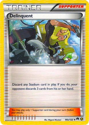 Delinquent 98a/122  - Holofoil Alternate Art Promos