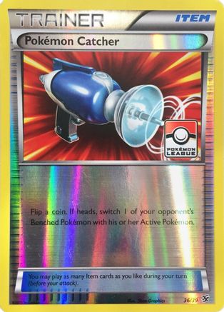 Pokemon Catcher (Pokemon League) 036/039  - Reverse Holofoil League & Championship Cards