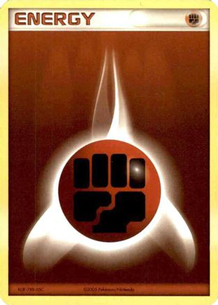 Fighting Energy (2005 Unnumbered) (2005 Unnumbered)  League & Championship Cards