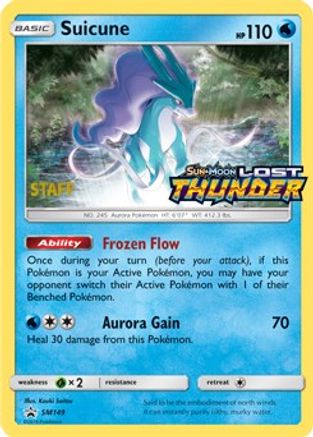 Suicune (Prerelease) [Staff] SM149  - Holofoil SM Promos