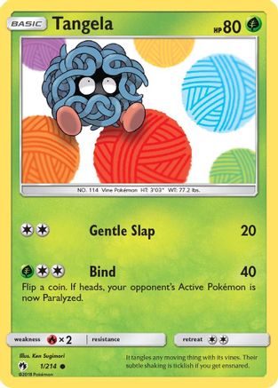 Tangela 001/214  SM  Lost Thunder