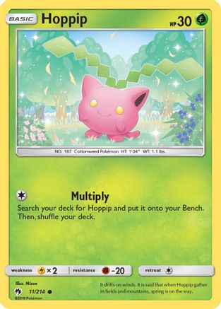Hoppip (11) (11) 011/214  SM  Lost Thunder