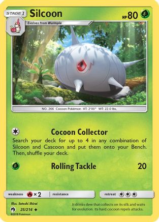 Silcoon 025  SM  Lost Thunder