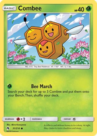 Combee 031/214  SM  Lost Thunder
