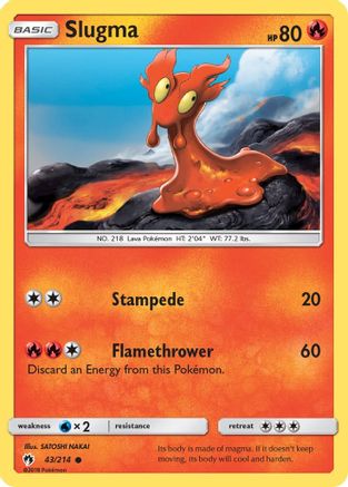 Slugma 043/214  SM  Lost Thunder