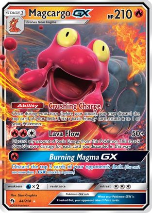 Magcargo GX 044/214  - Holofoil SM  Lost Thunder