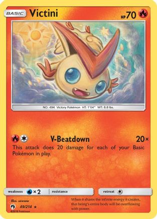 Victini 049/214  SM  Lost Thunder