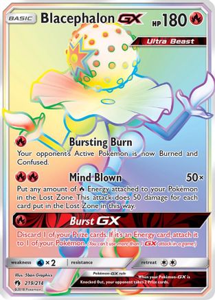 Blacephalon GX (Secret) 219  - Holofoil SM  Lost Thunder