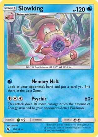 Slowking 055/214  SM  Lost Thunder