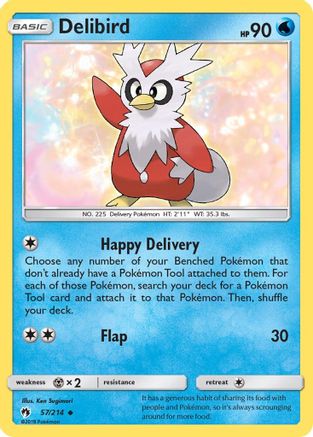 Delibird 057/214  SM  Lost Thunder