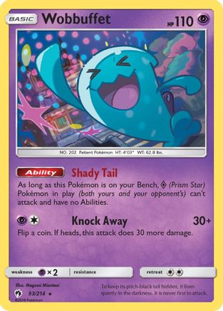 Wobbuffet 093  SM  Lost Thunder