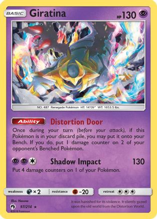 Giratina 097/214  - Reverse Holofoil SM  Lost Thunder