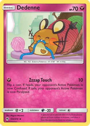 Dedenne (142) (142) 142/214  SM  Lost Thunder