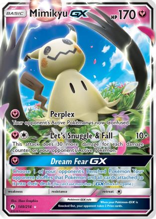 Mimikyu GX 149/214  - Holofoil SM  Lost Thunder