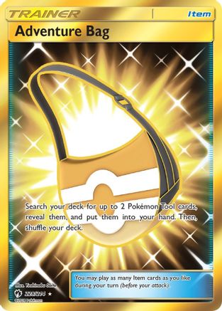Adventure Bag (Secret) 228  - Holofoil SM  Lost Thunder