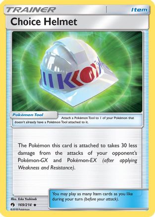 Choice Helmet 169  - Reverse Holofoil SM  Lost Thunder