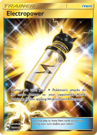 Electropower (Secret) 232  - Holofoil SM  Lost Thunder