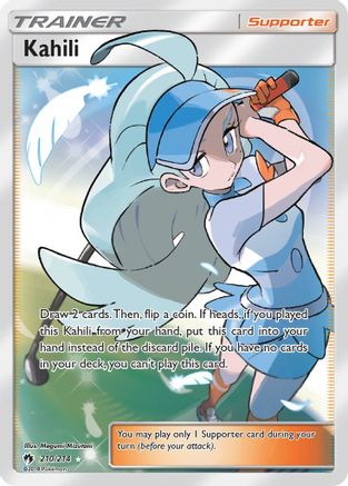 Kahili (Full Art) 210  - Holofoil SM  Lost Thunder