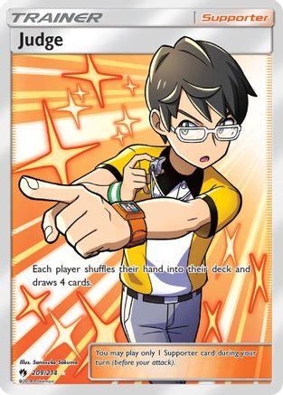 Judge (Full Art) 209  - Holofoil SM  Lost Thunder