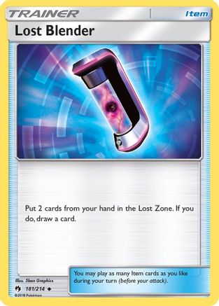 Lost Blender 181/214  SM  Lost Thunder