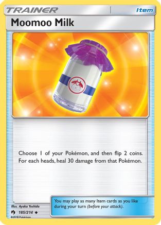 Moomoo Milk 185/214  SM  Lost Thunder