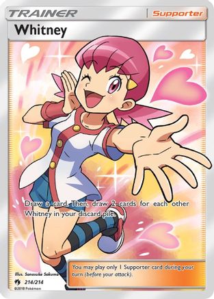Whitney (Full Art) 214  - Holofoil SM  Lost Thunder