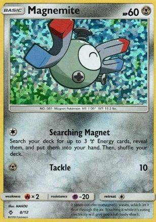 Magnemite 008/12  - Holofoil McDonalds Promos 2018