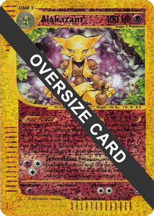 Alakazam (Box Topper) 001/12  - Reverse Holofoil Jumbo Cards