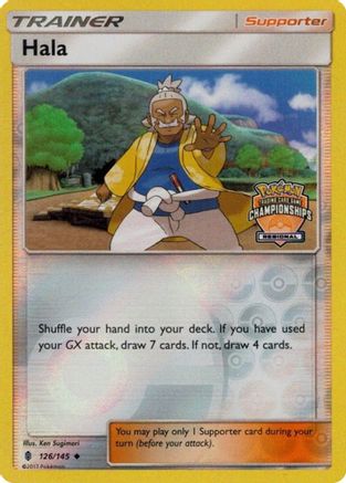 Hala (Regional Championships) 126/145  - Reverse Holofoil League & Championship Cards