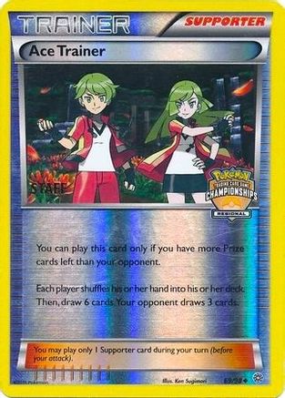 Ace Trainer (Regional Championships) [Staff] 069/98  - Reverse Holofoil League & Championship Cards