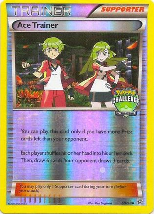 Ace Trainer (International Challenge) [Staff] 069/98  - Reverse Holofoil League & Championship Cards