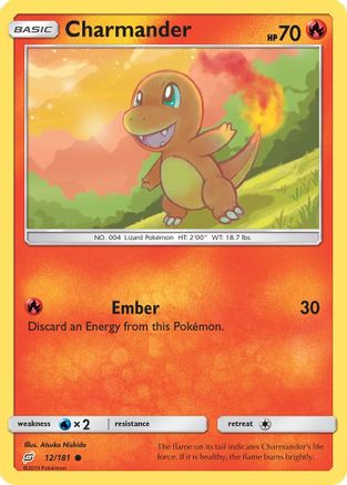 Charmander (12) (12) 012/181  SM  Team Up