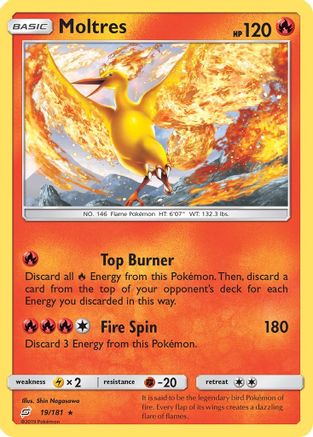 Moltres 019/181  - Holofoil SM  Team Up