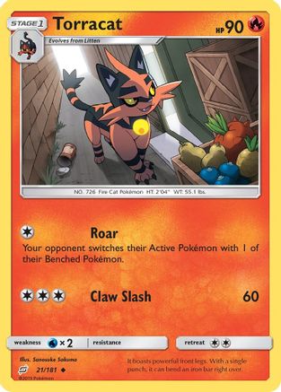 Torracat 021/181  SM  Team Up