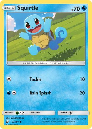Squirtle (23) (23) 023/181  - Reverse Holofoil SM  Team Up