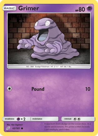 Grimer 062  SM  Team Up