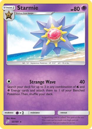 Starmie 065/181  SM  Team Up
