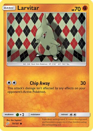 Larvitar 079/181  - Reverse Holofoil SM  Team Up