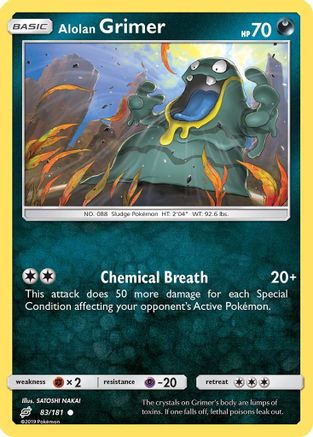 Alolan Grimer 083/181  SM  Team Up