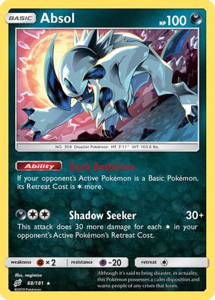 Absol 088/181  - Holofoil SM  Team Up
