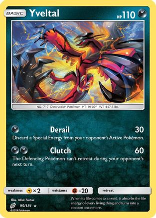 Yveltal 095/181  - Reverse Holofoil SM  Team Up