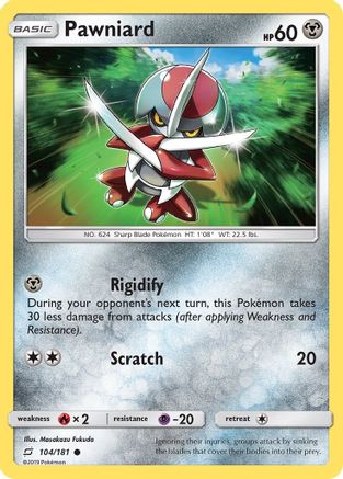 Pawniard 104/181  - Reverse Holofoil SM  Team Up