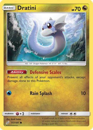 Dratini (117) (117) 117/181  - Reverse Holofoil SM  Team Up