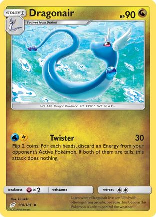 Dragonair 118/181  - Reverse Holofoil SM  Team Up