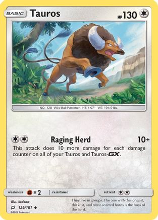 Tauros 129  SM  Team Up