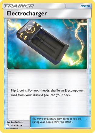 Electrocharger 139/181  - Reverse Holofoil SM  Team Up