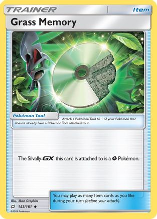 Grass Memory 143  SM  Team Up