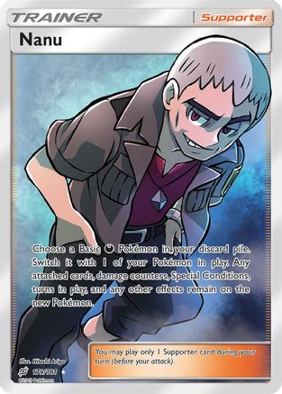 Nanu (Full Art) 179  - Holofoil SM  Team Up